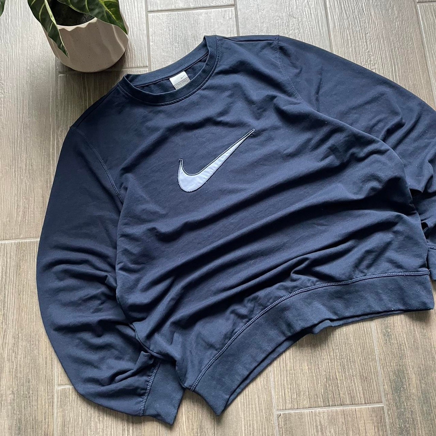 Nike navy vintage Oversized L light sweatshirt