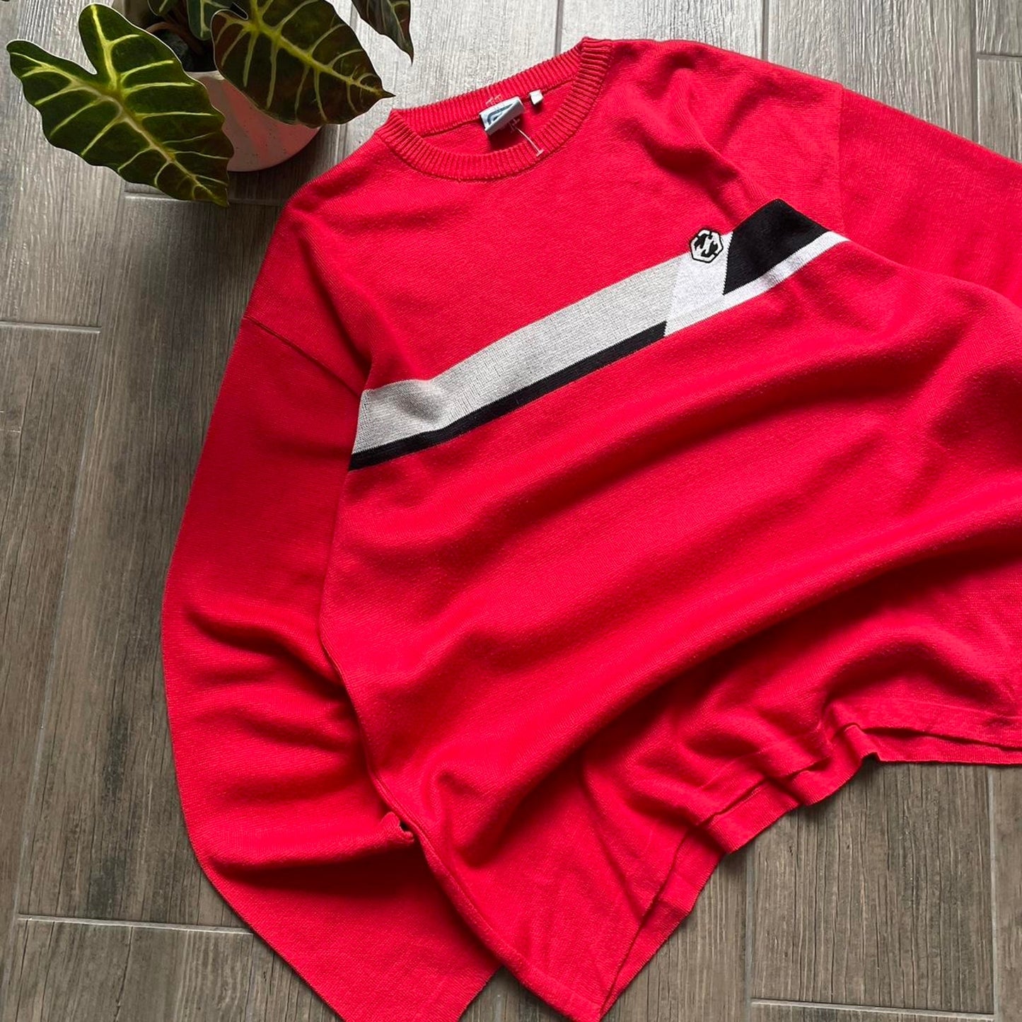 Billabong knitt red y2k baggy jumper
