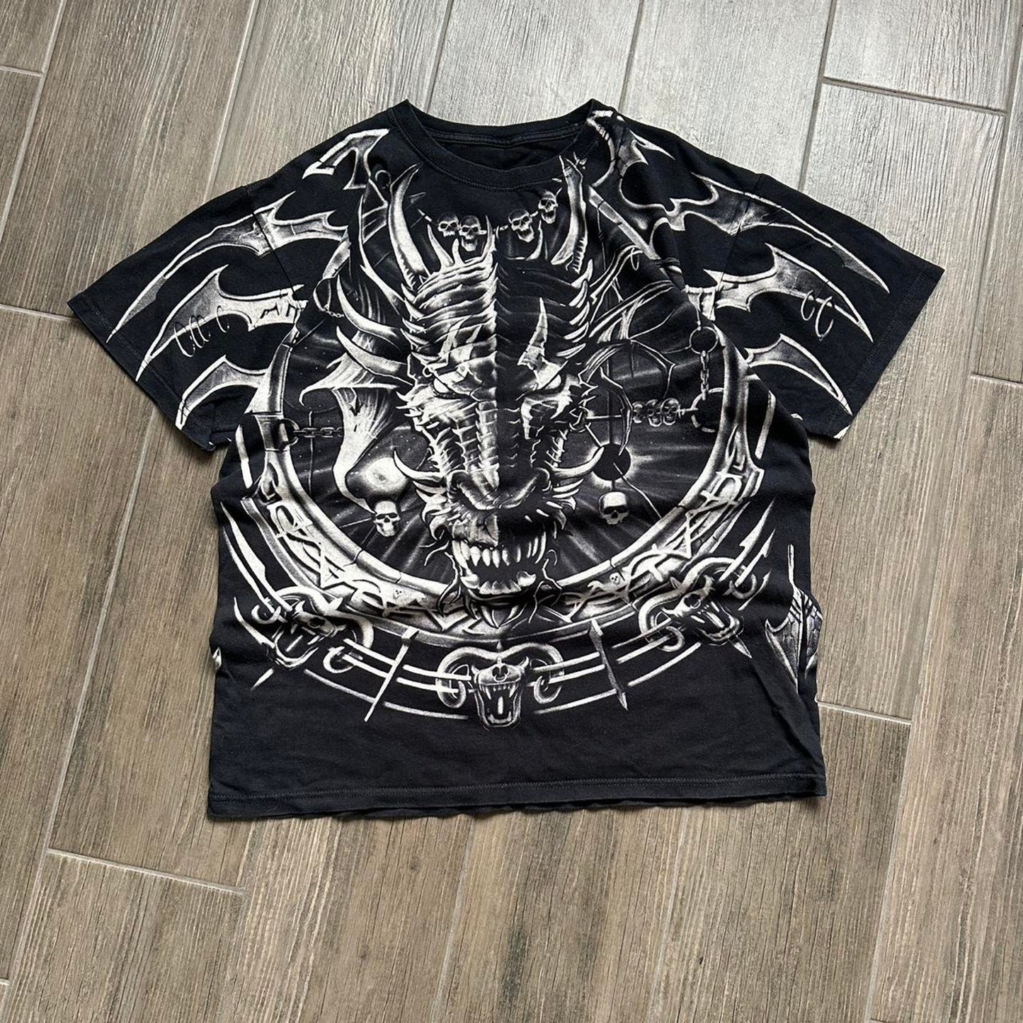 Black white skull and