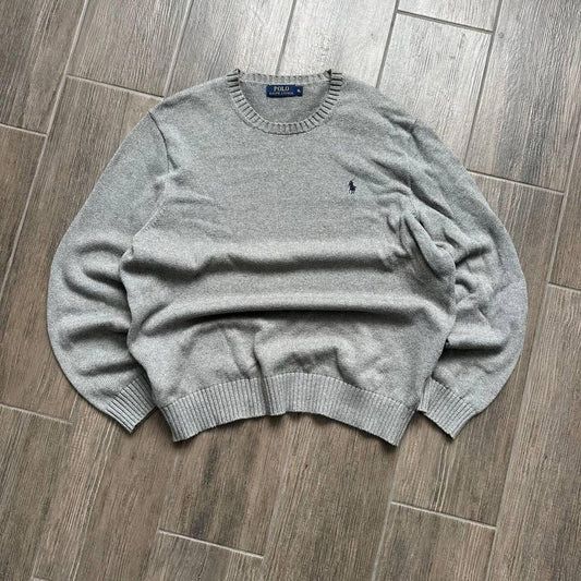 Polo Ralph Lauren knitted grey sweater