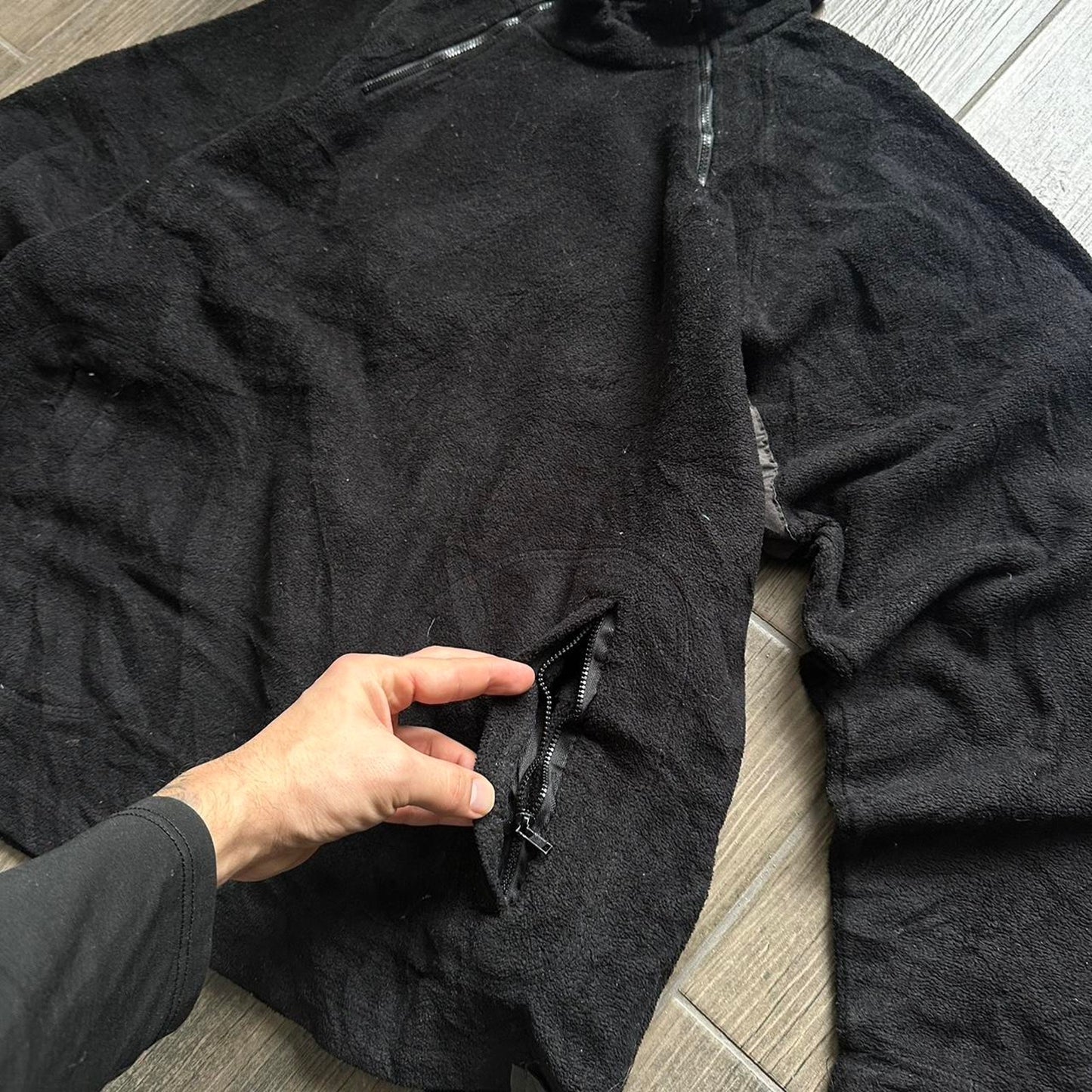 Surf style Y2k fleece baggy jumper L