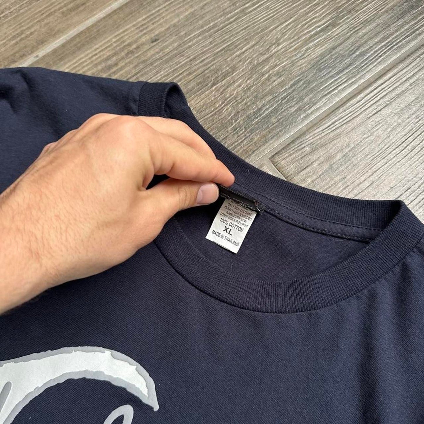 Quiksilver navy blue surf tee