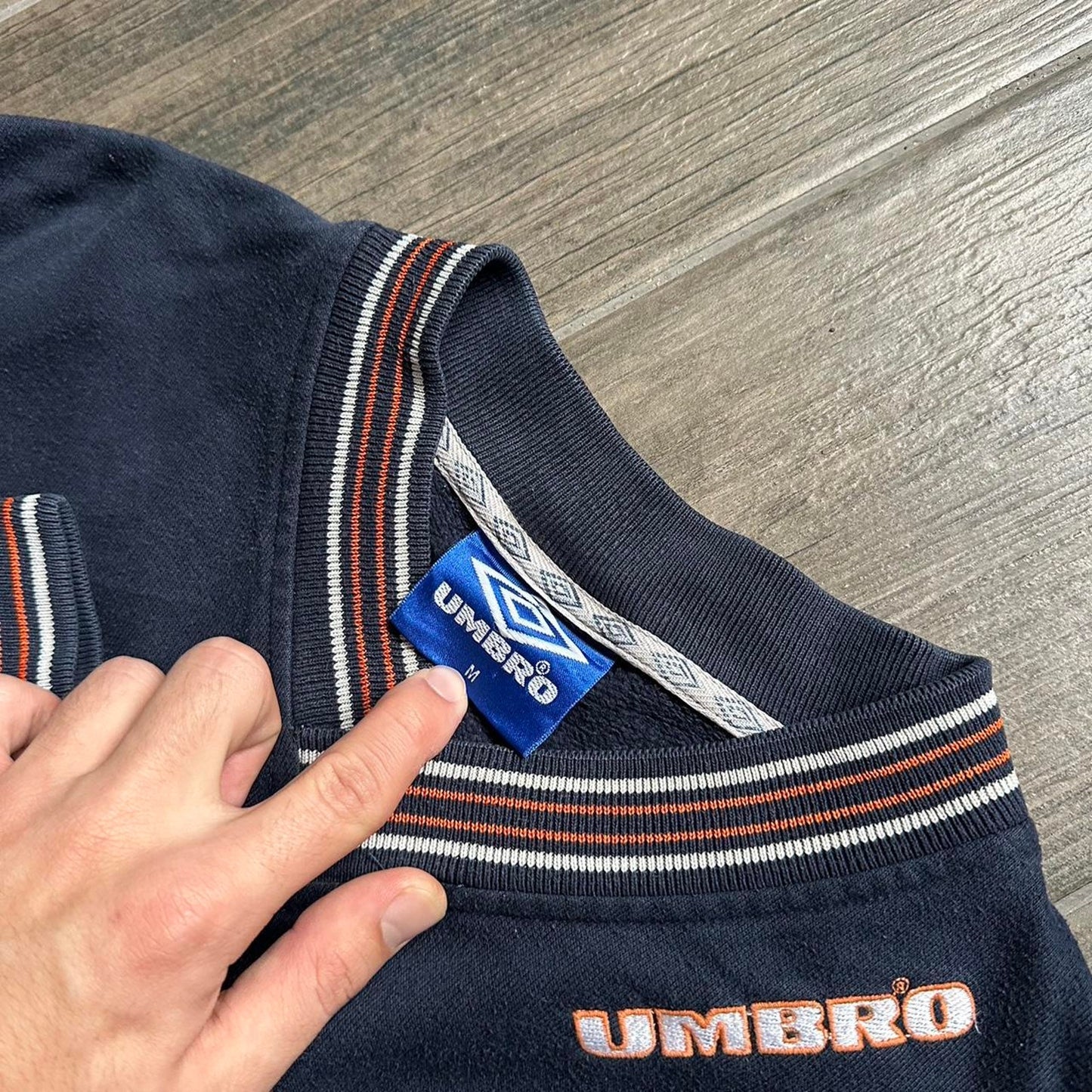 Umbro grey oversized y2k sport L-XL sweatshirt