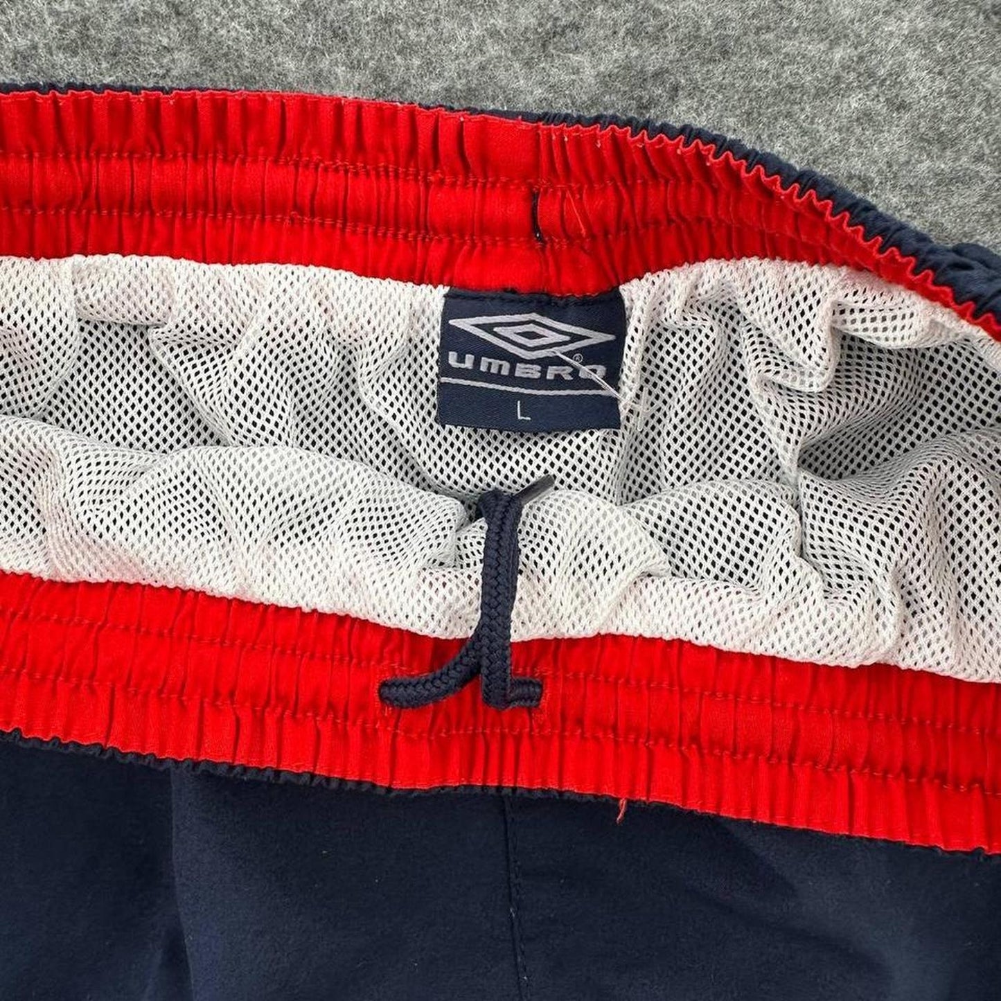 Umbro navy blue shorts with