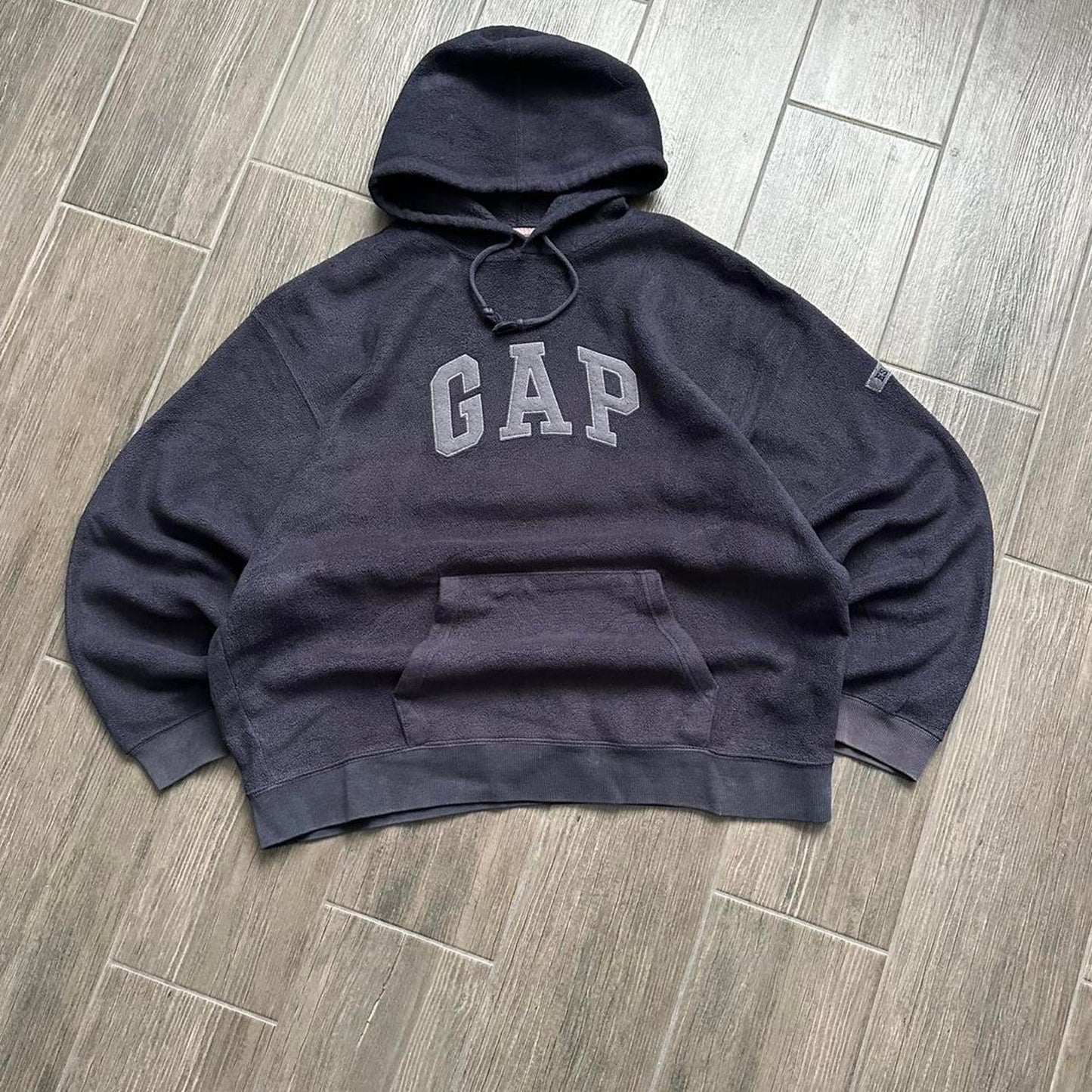 Gap navy fleece vintage hoodie