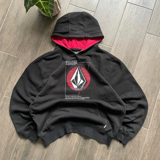 Volcom y2k skater black L hoodie