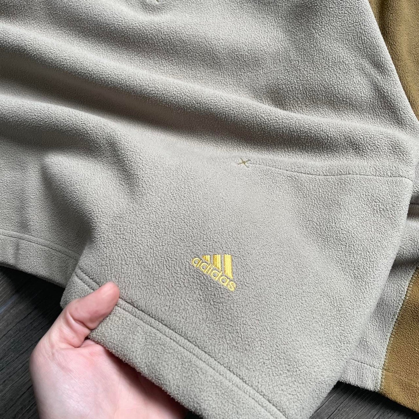 Adidas women fleece gorpcore y2k jumper