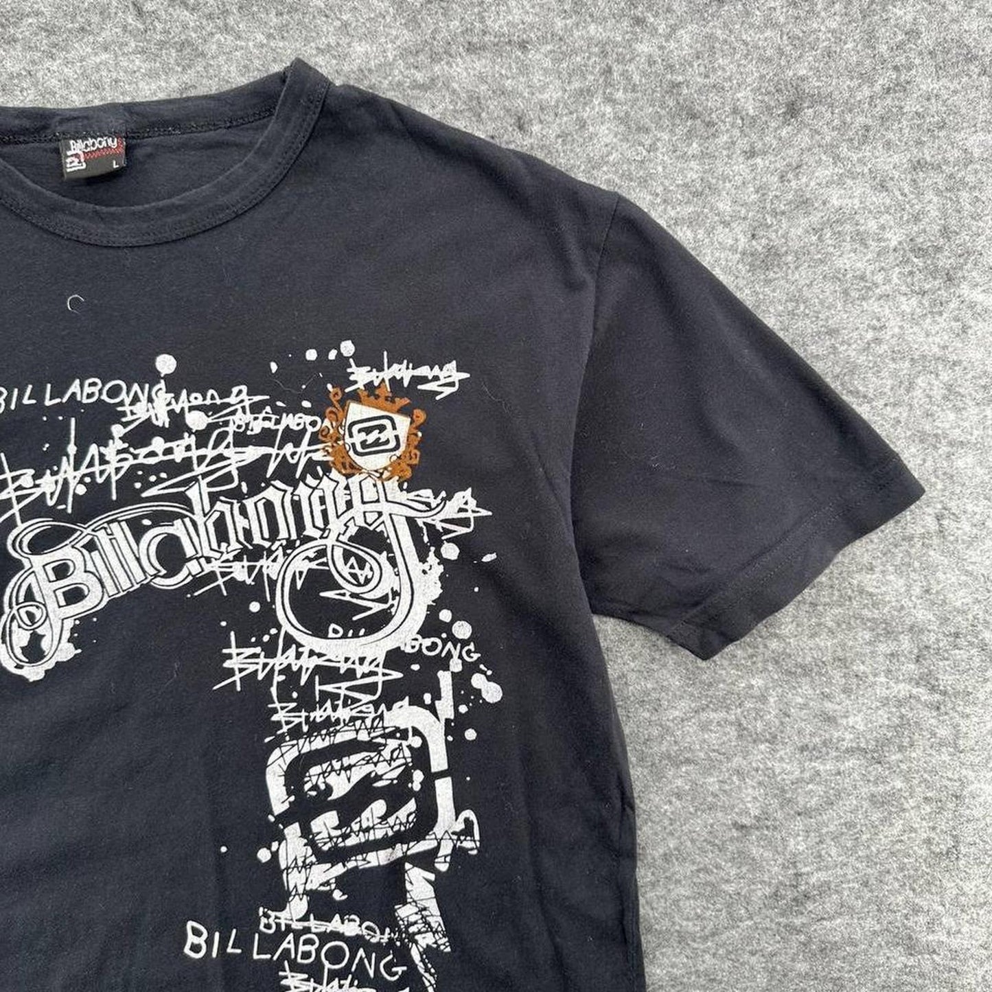 Y2k billabong surf skate t shirt
