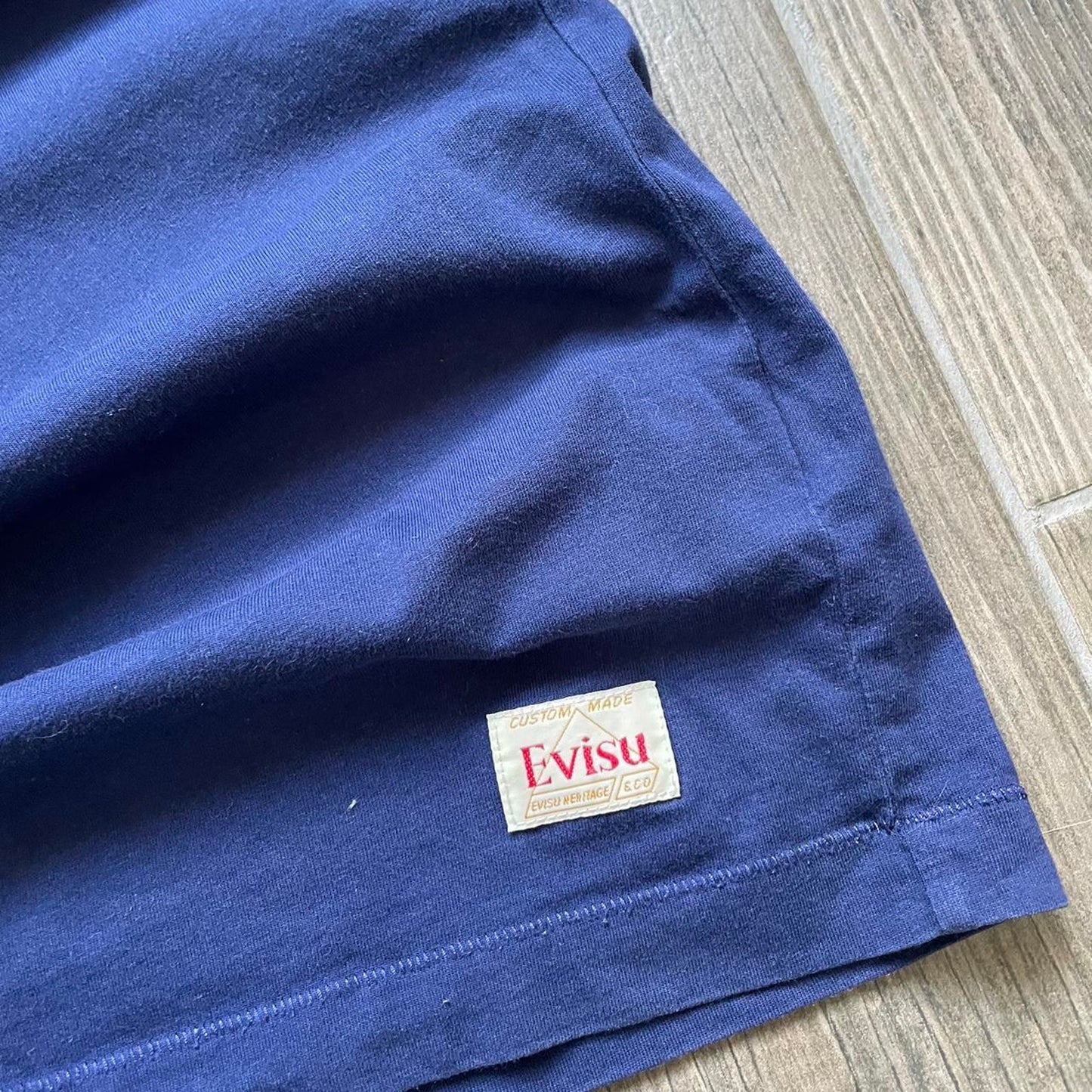 Evisu navy japanese vintage t shirt