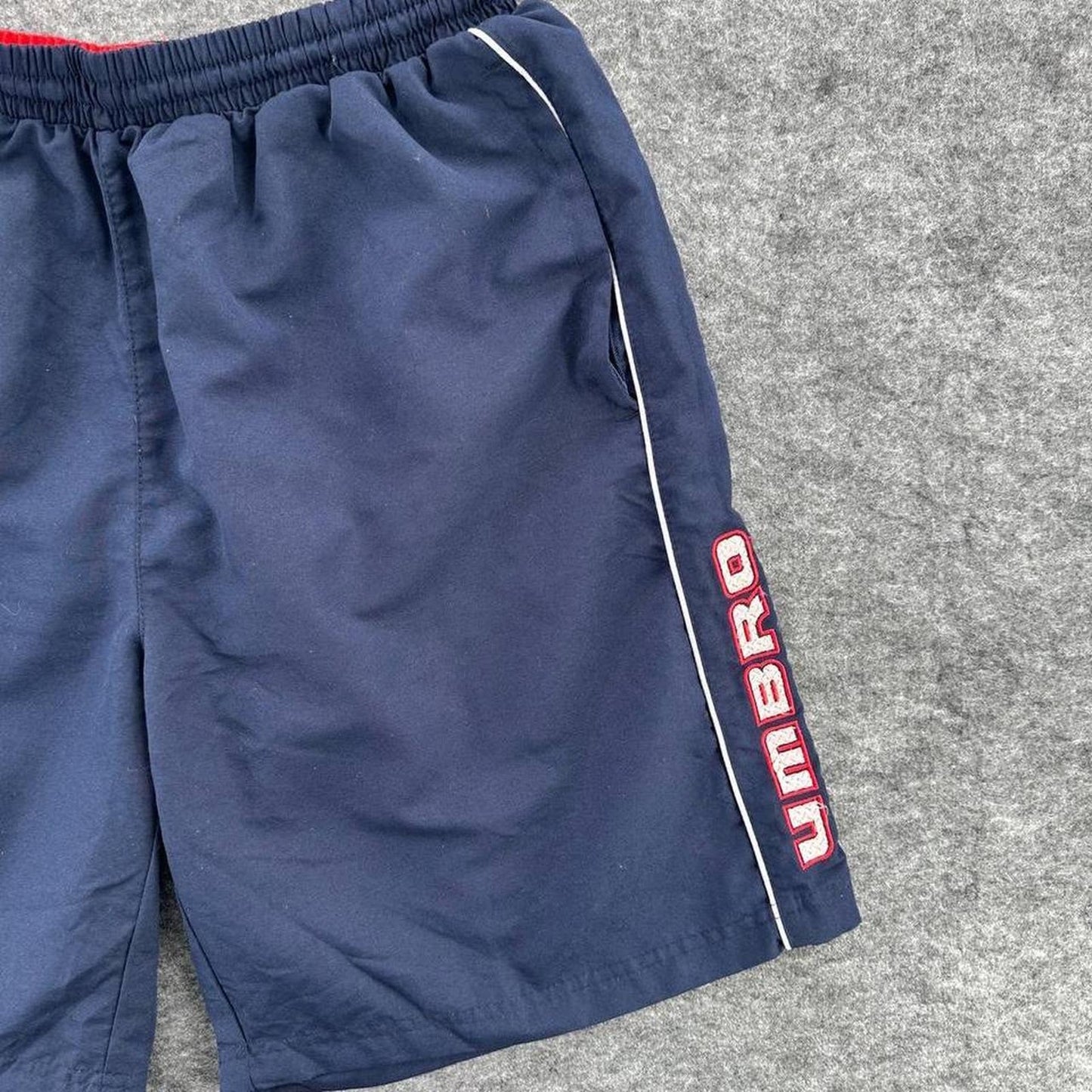 Umbro navy blue shorts with