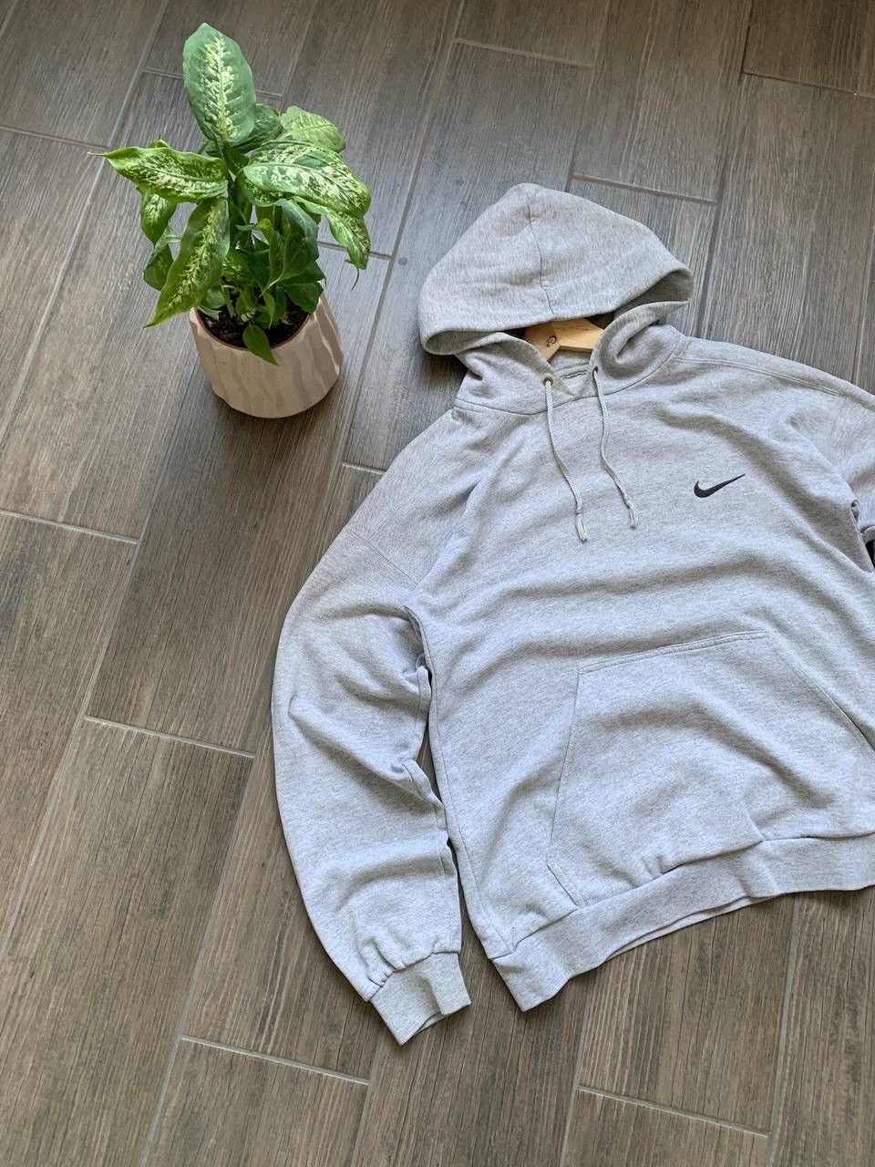 Nike grey 90s vintage hoodie