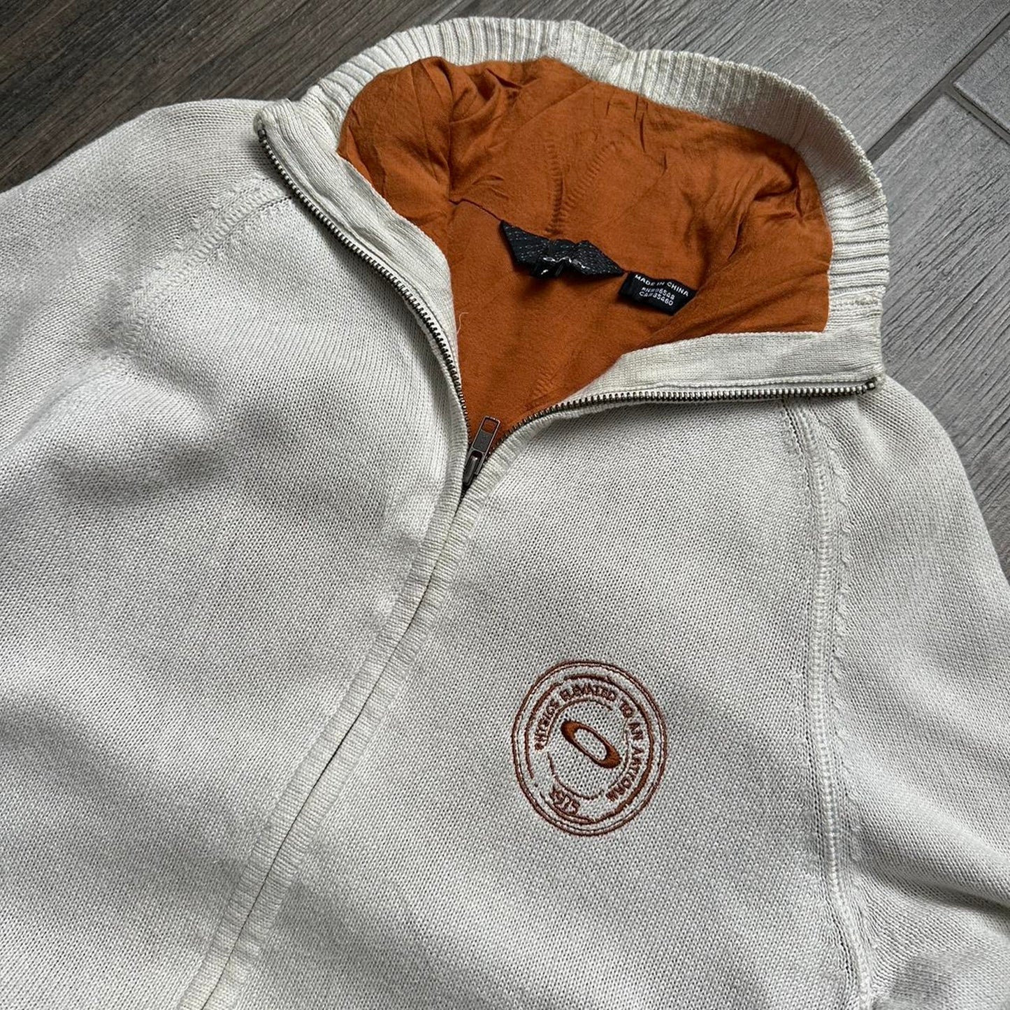 Oakley archive 90s Y2k Japanese style knitted S-M sweater