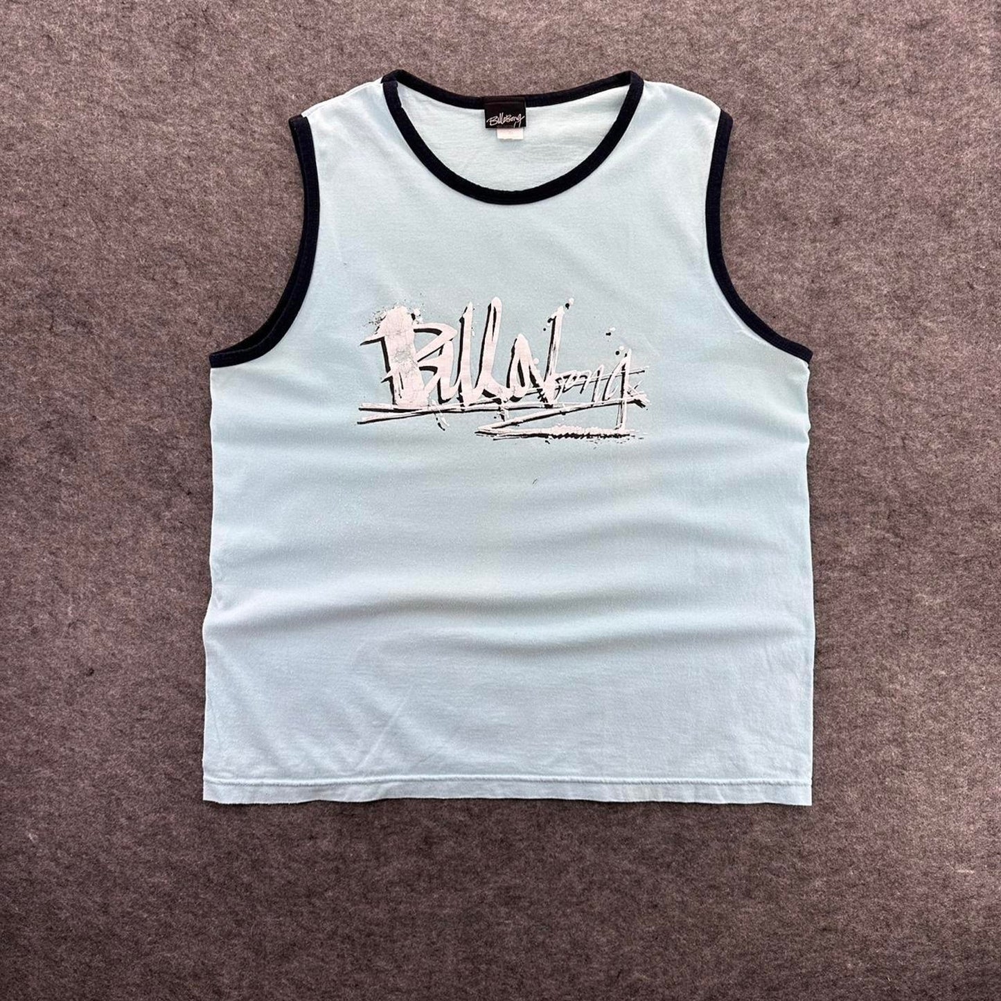 Billabong blue white tank