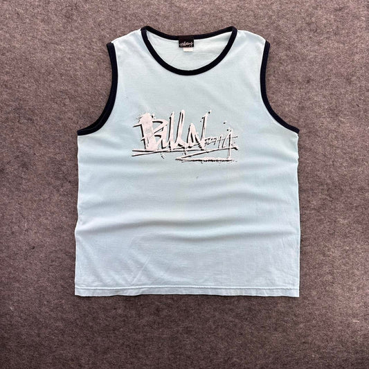 Billabong blue white tank