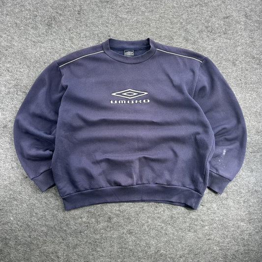 Umbro Navy Blue Crewneck Sweatshirt