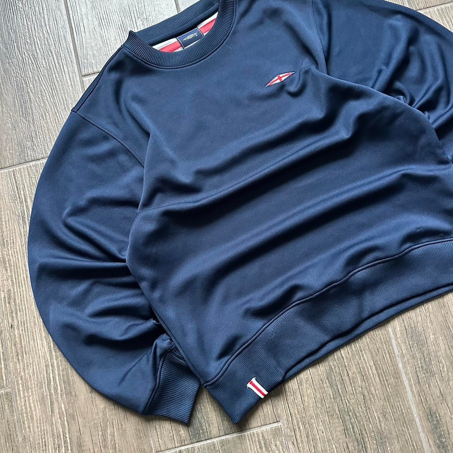 Umbro navy England oversized y2k sport S sweatshirt