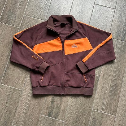 Quiksilver women brownorange zip up