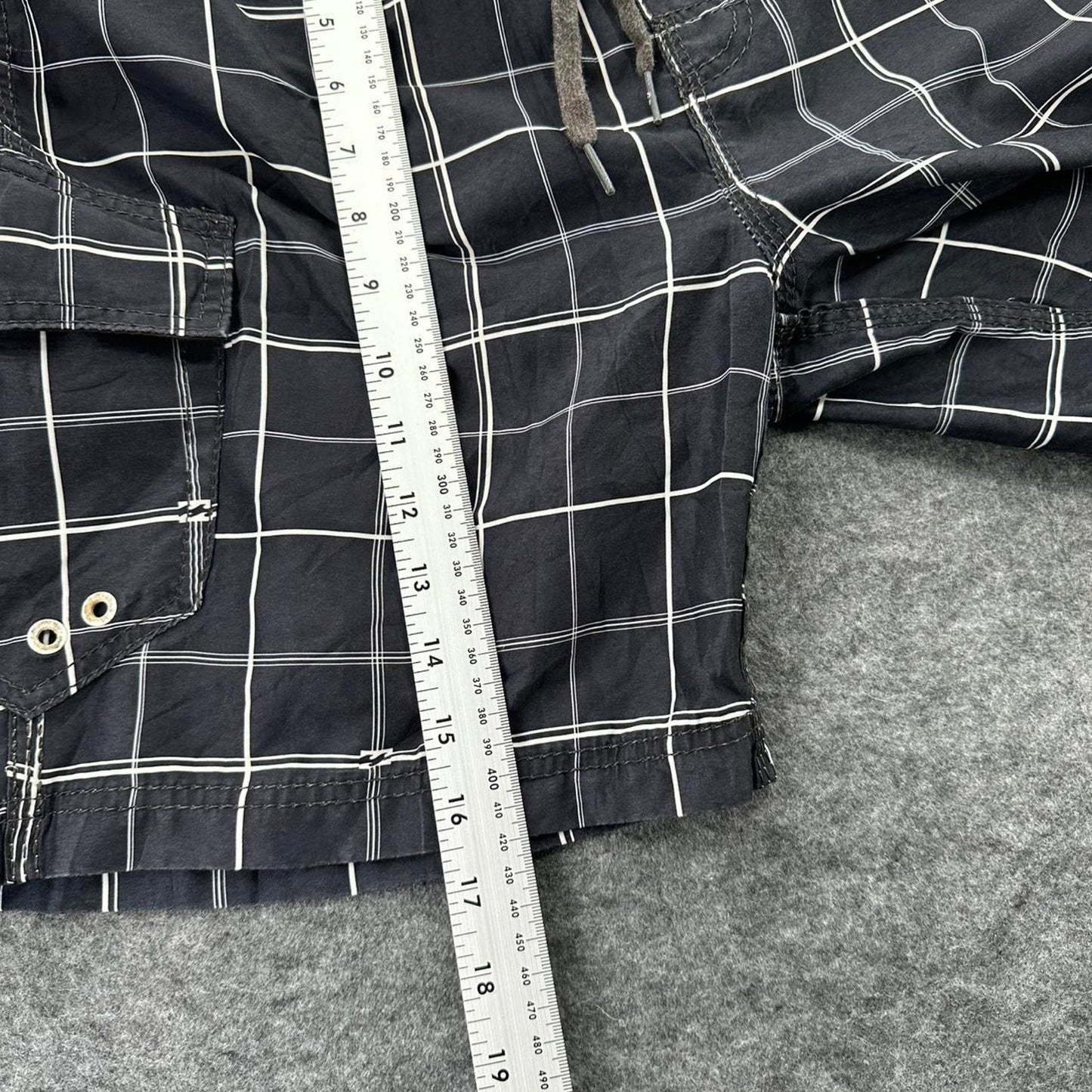 Billabong black white checkered