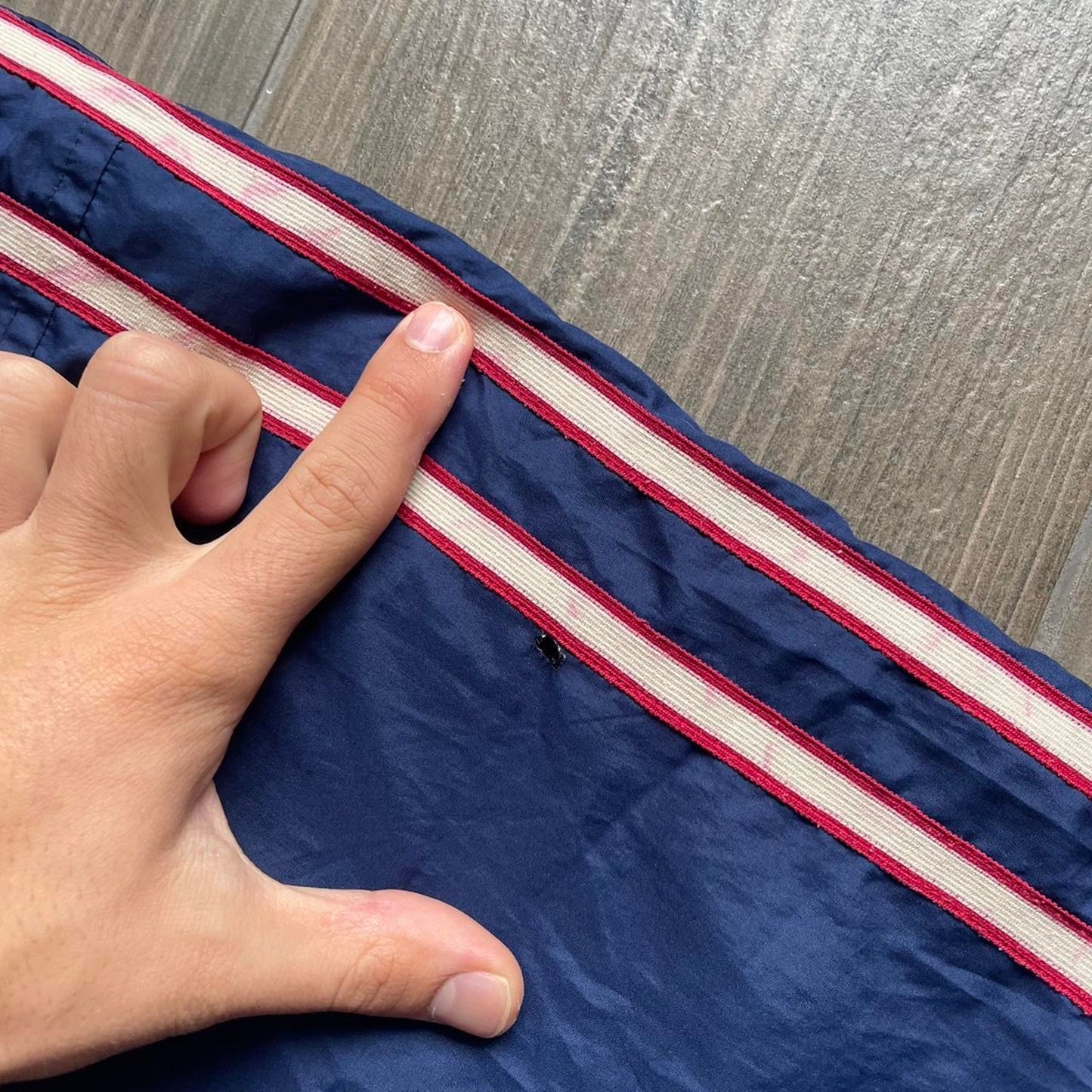 Adidas nylon navy vintage baggy y2k L jacket