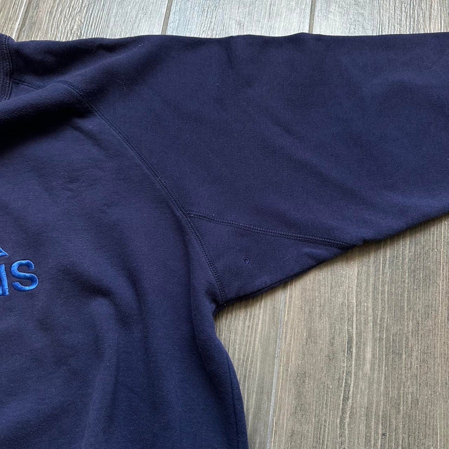 Adidas navy vintage oversized sweatshirt