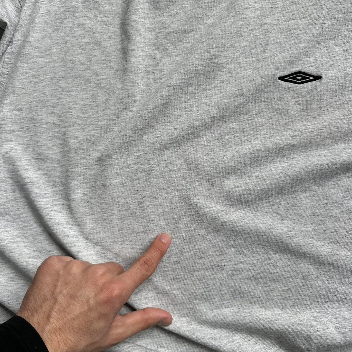 Grey umbro t shirt with black