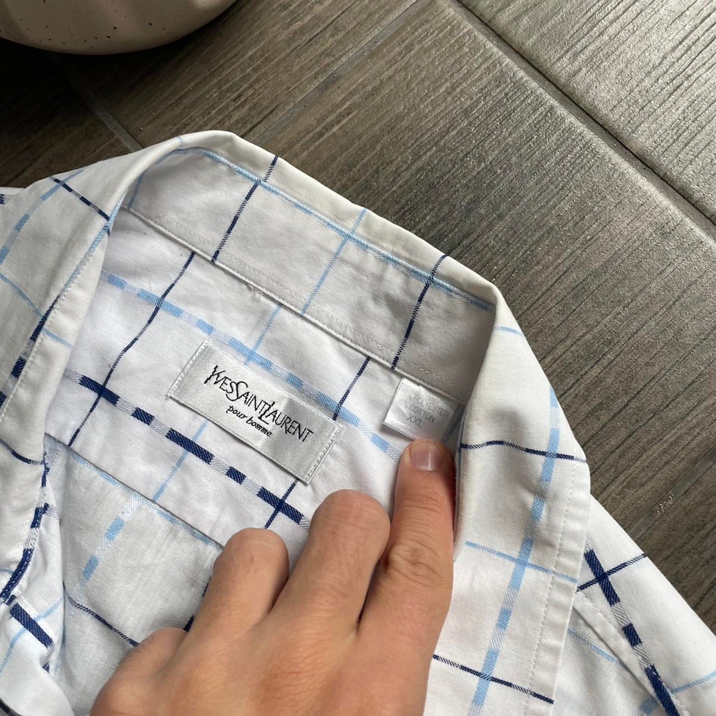 Yves Saint Lauren luxury y2k baggy streetwear M shirt