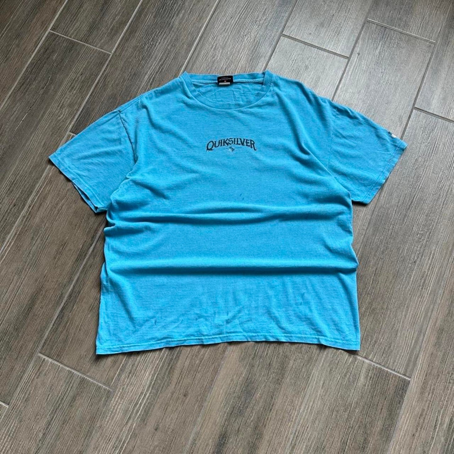 Quiksilver blue surf t shirt size