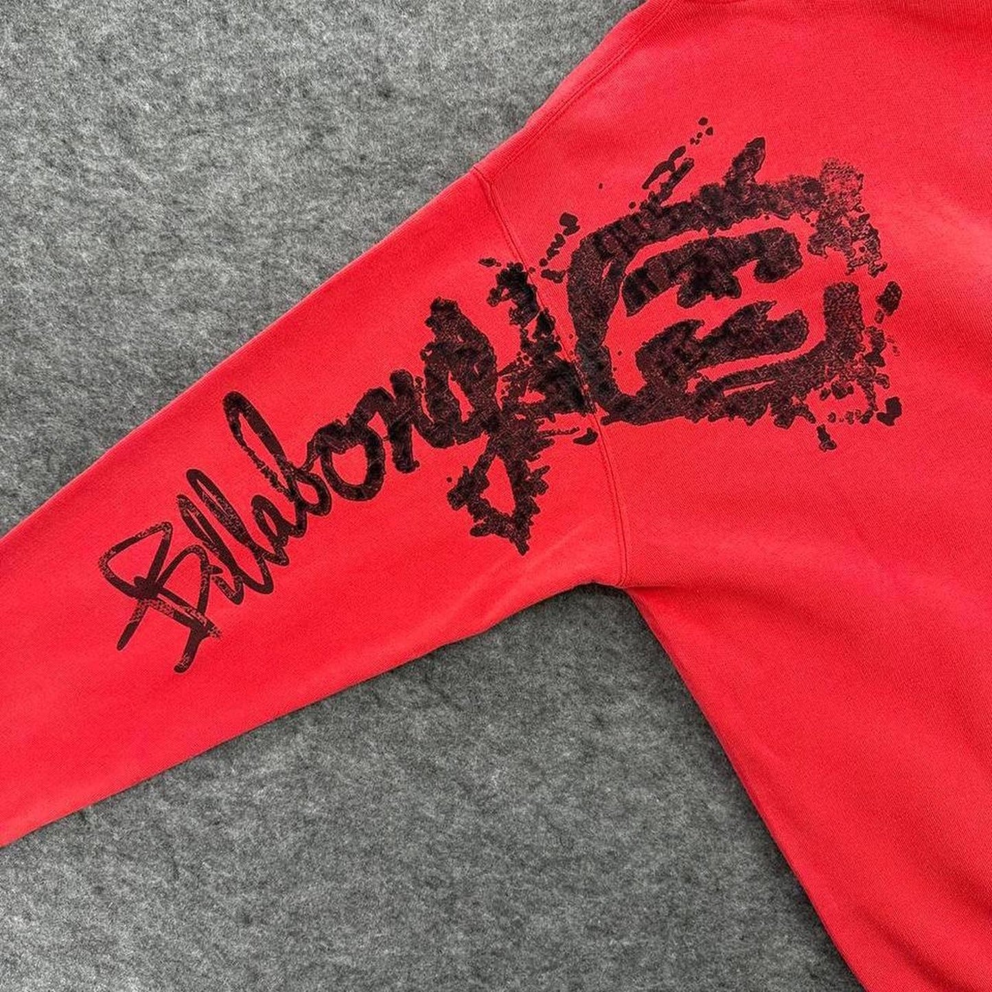 Billabong red hoodie with black