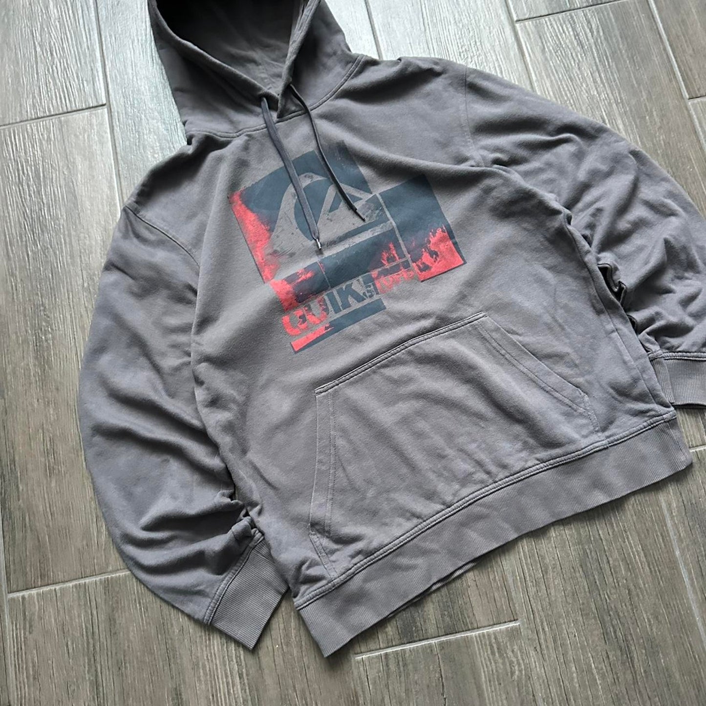 Quiksilver baggy surf wear hoodie
