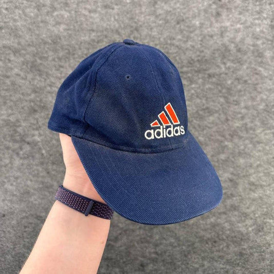 Adidas Navy Blue Red Logo Cap