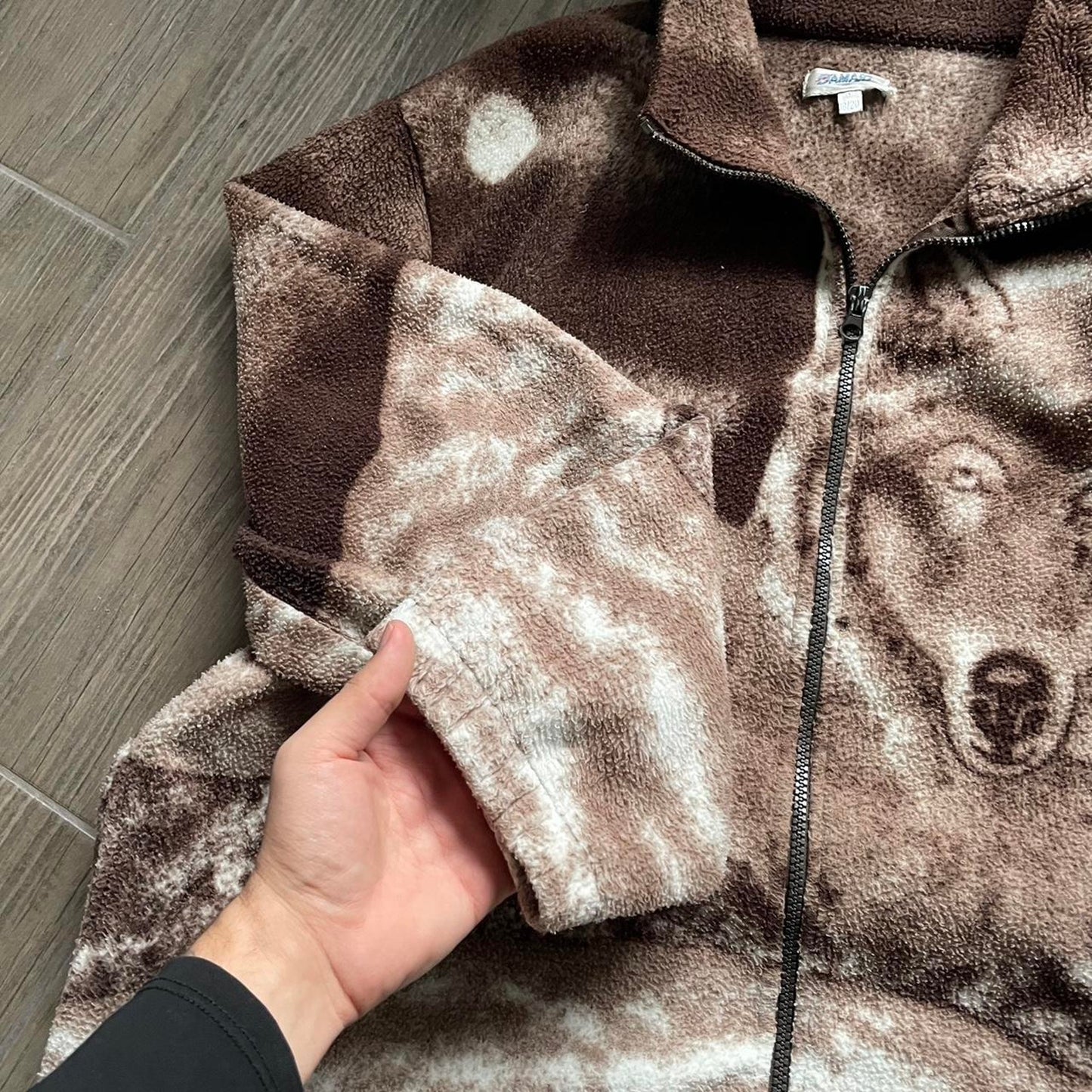 Y2K fleece winter streetwear wolfs jumper