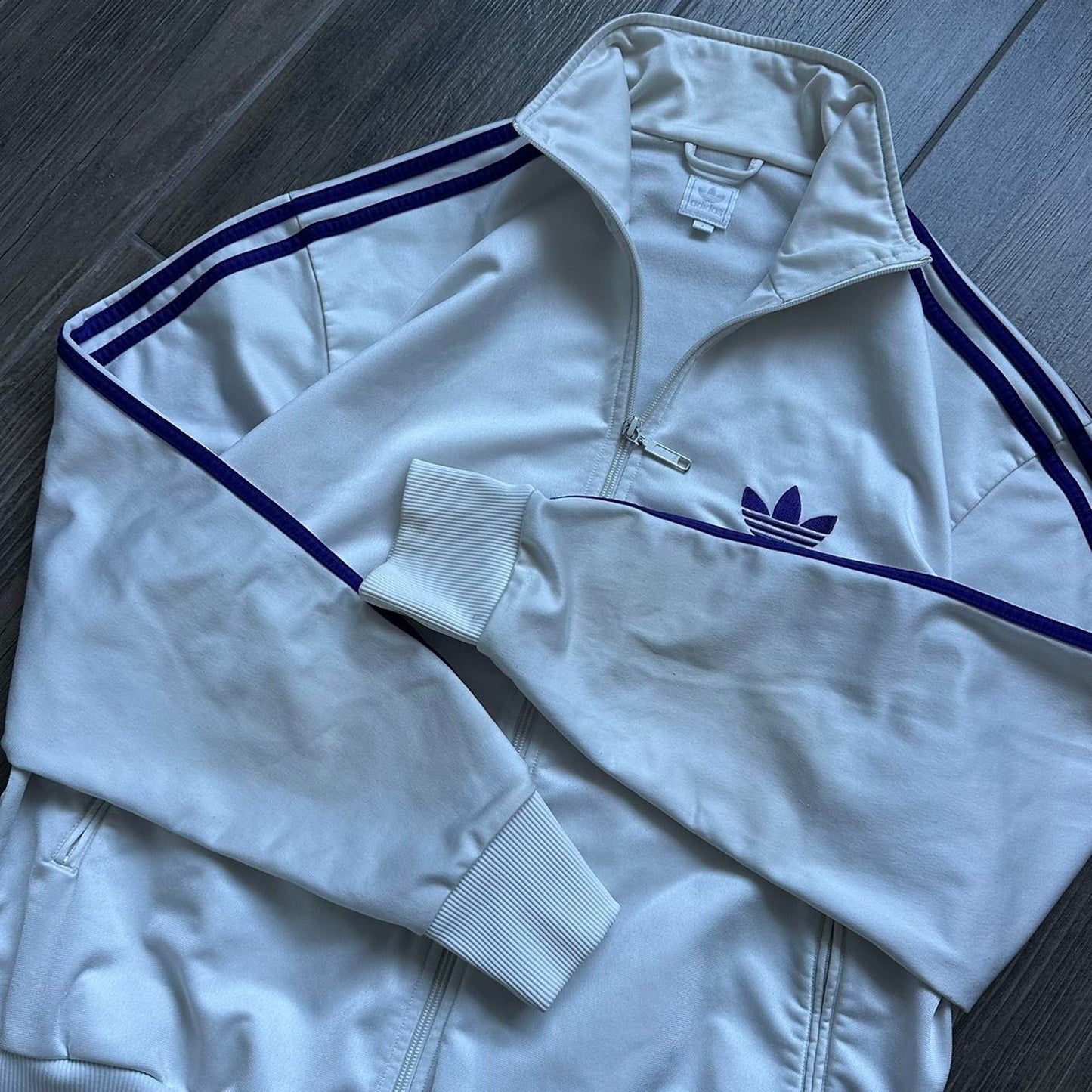 Adidas track top boxy fit y2k L jacket