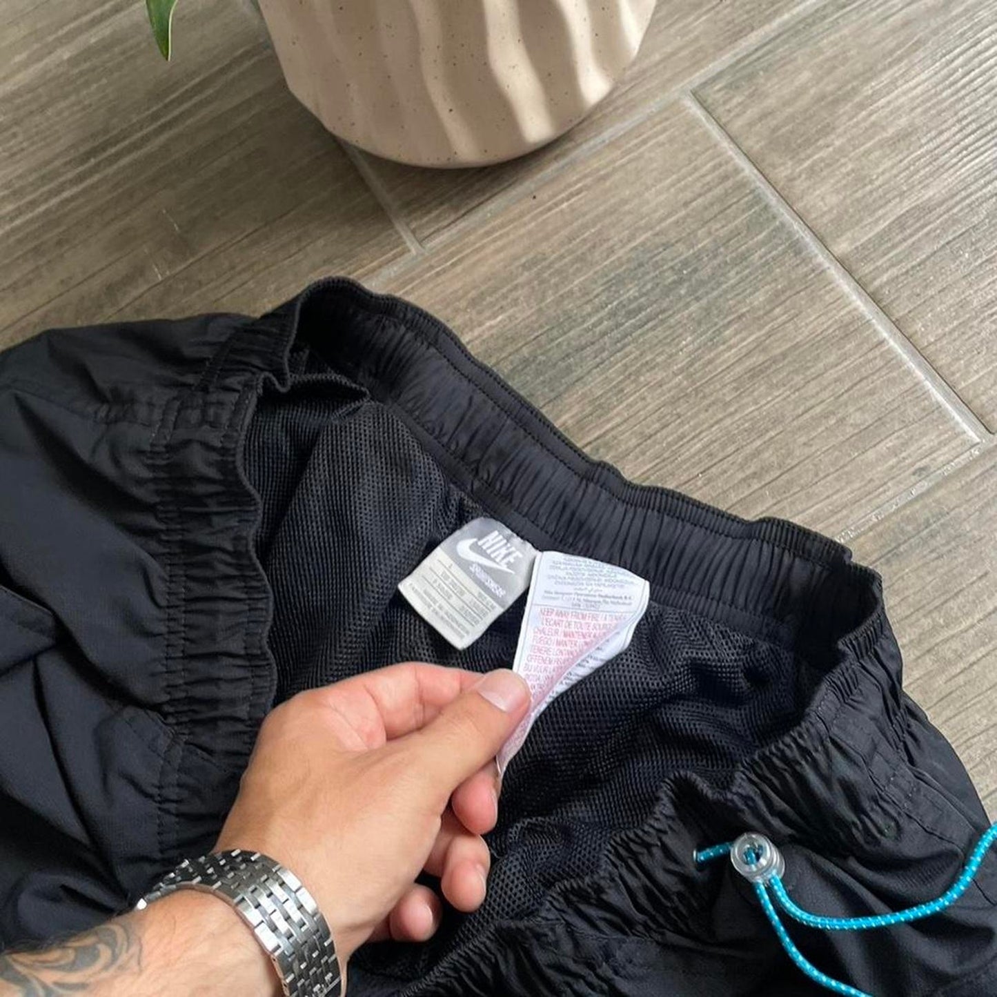 Umbro nylon black vintage shorts