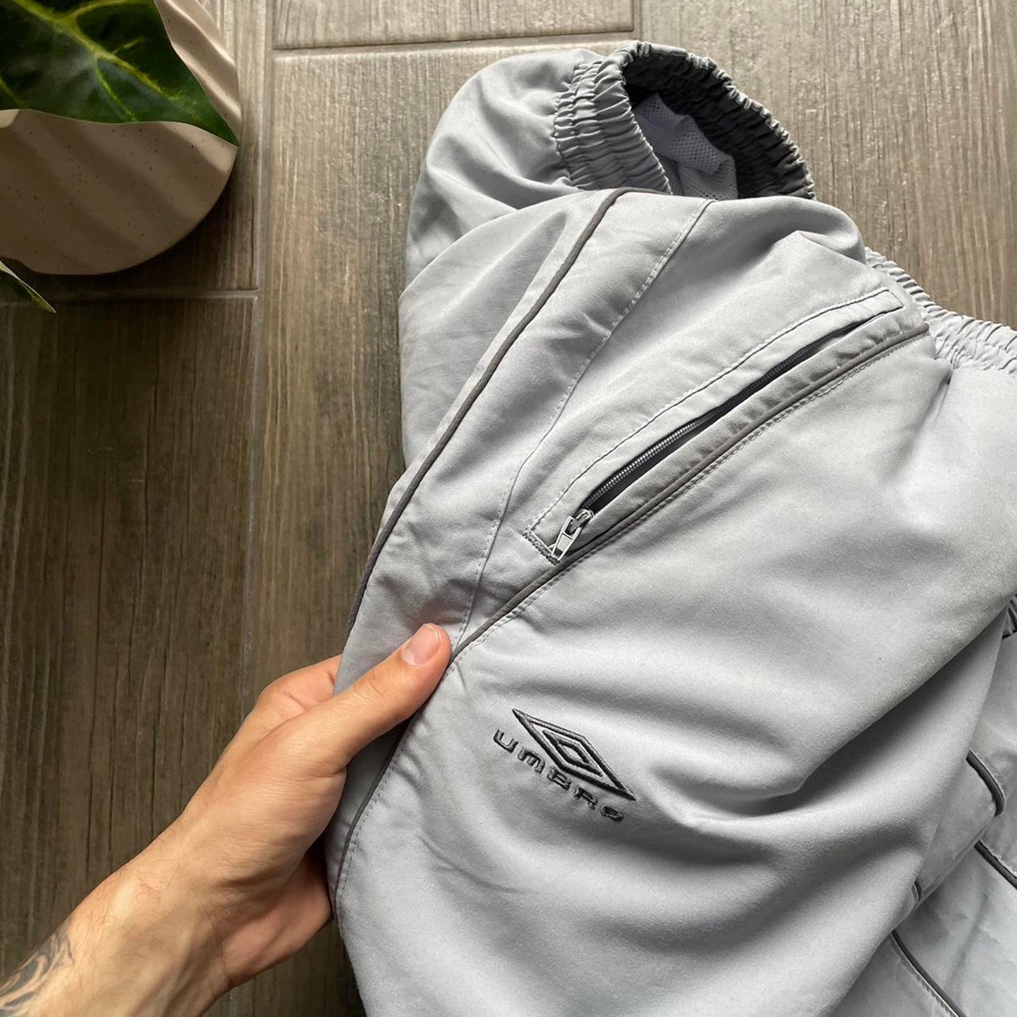 Umbro y2k grey track pants