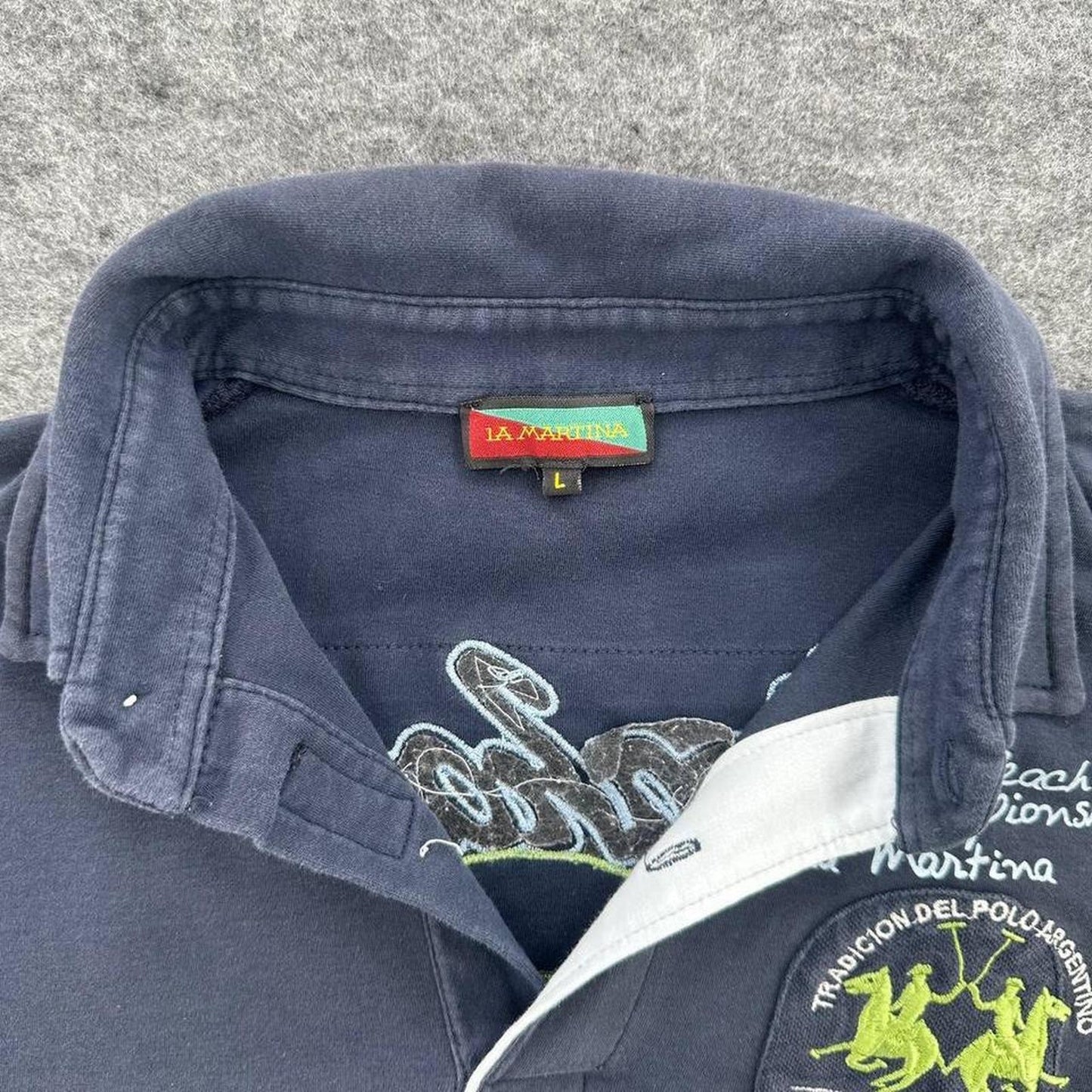 La martina polo shirt navy