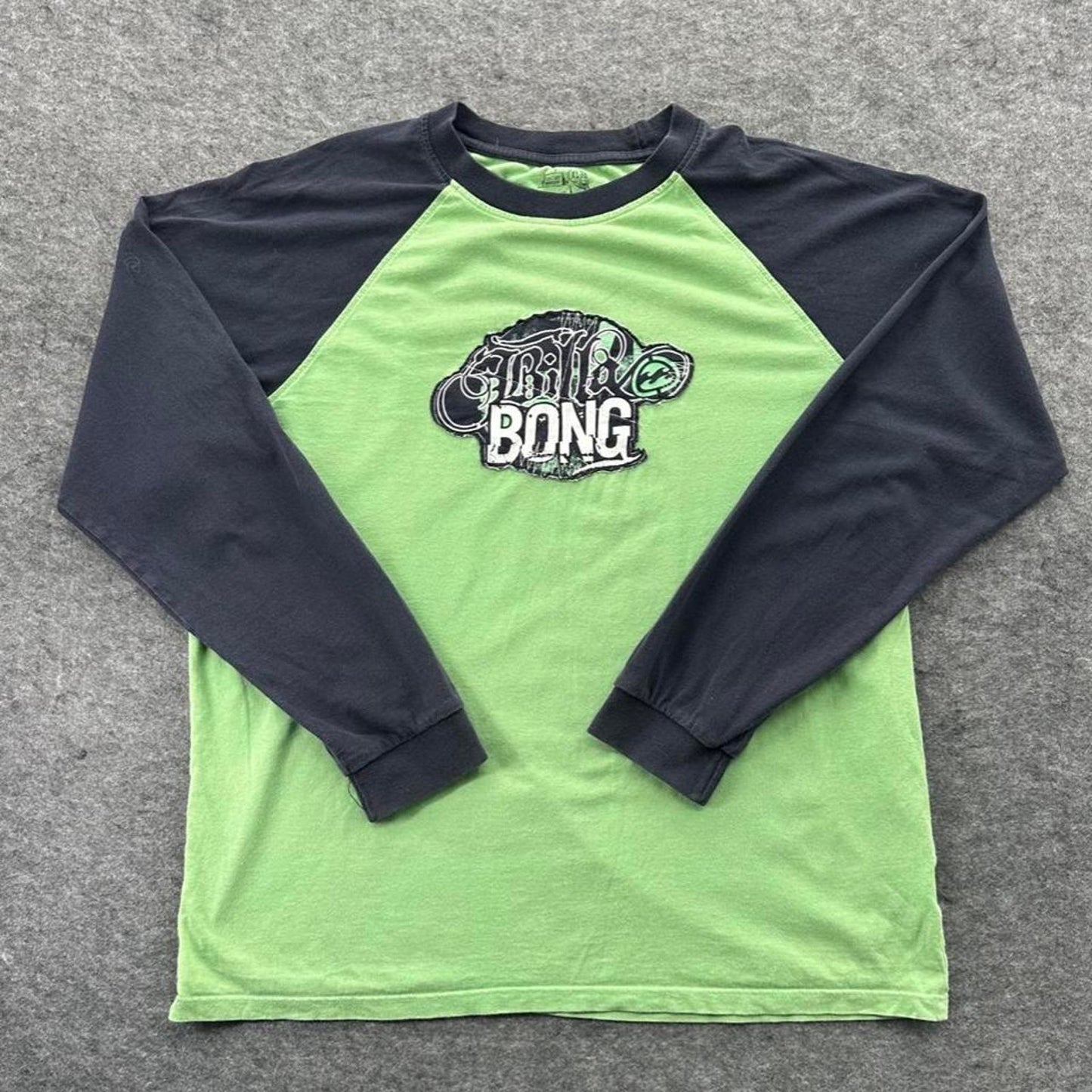 Billabong green and black long