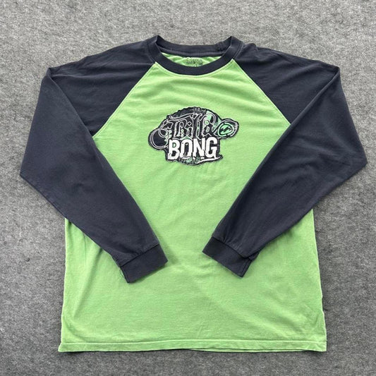 Billabong green and black long