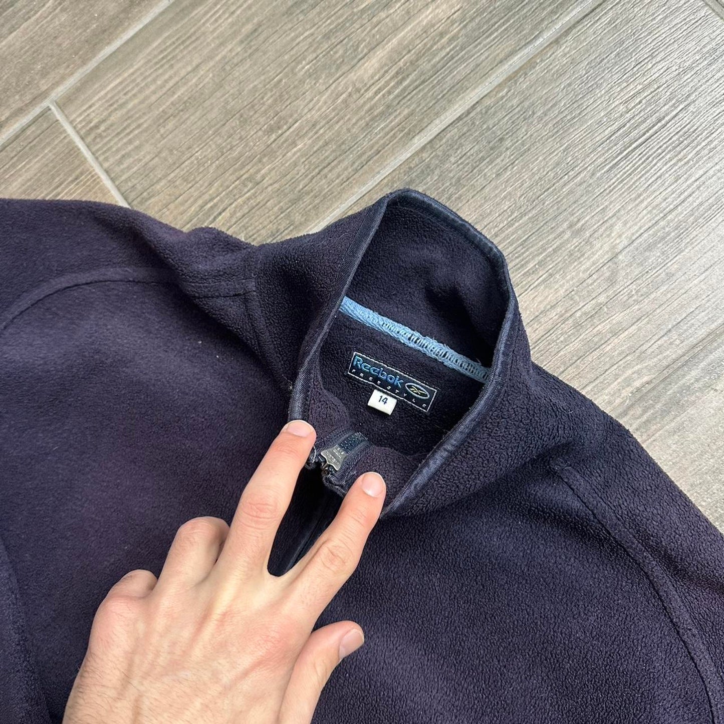 Reebok zip winter fleece jumper