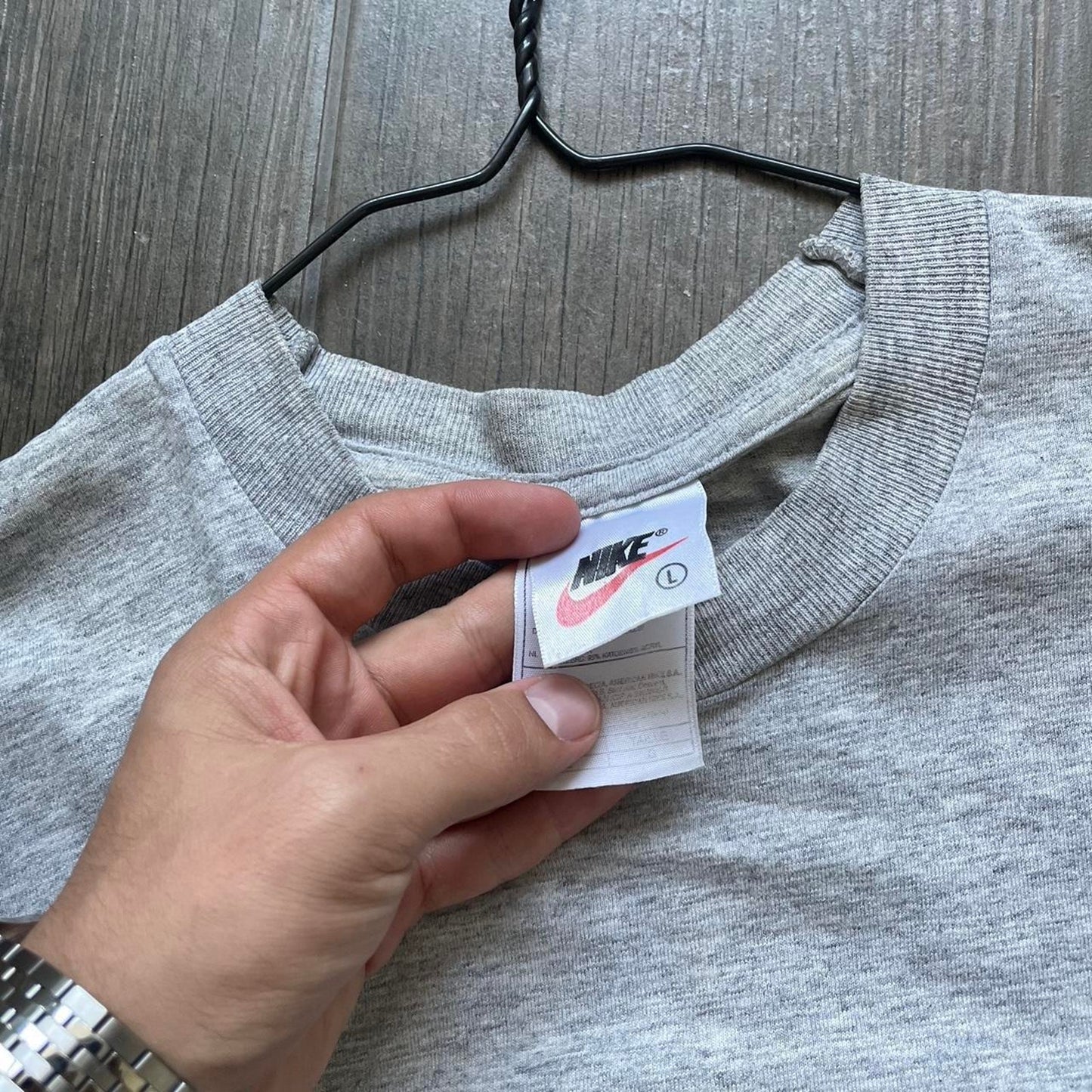 Nike retro 90s single stitch big logo t-shirt