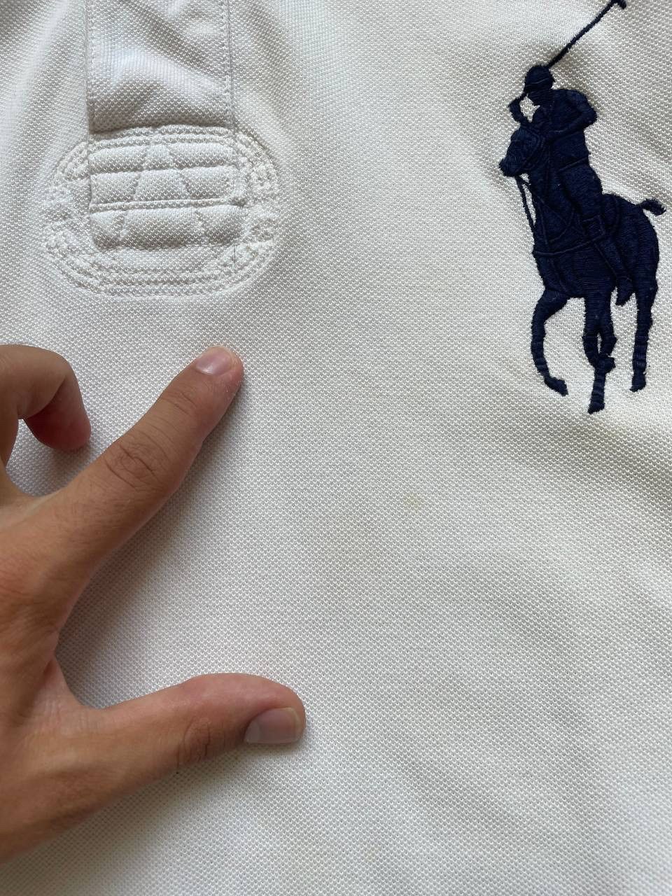 Polo Ralph Lauren white vintage baggy t-shirt polo