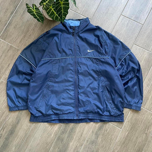 Nike nylon y2k baggy vintage jacket
