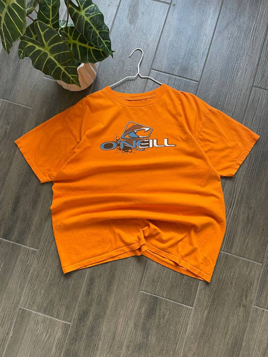 Oneill orange vintage baggy surf t-shirt