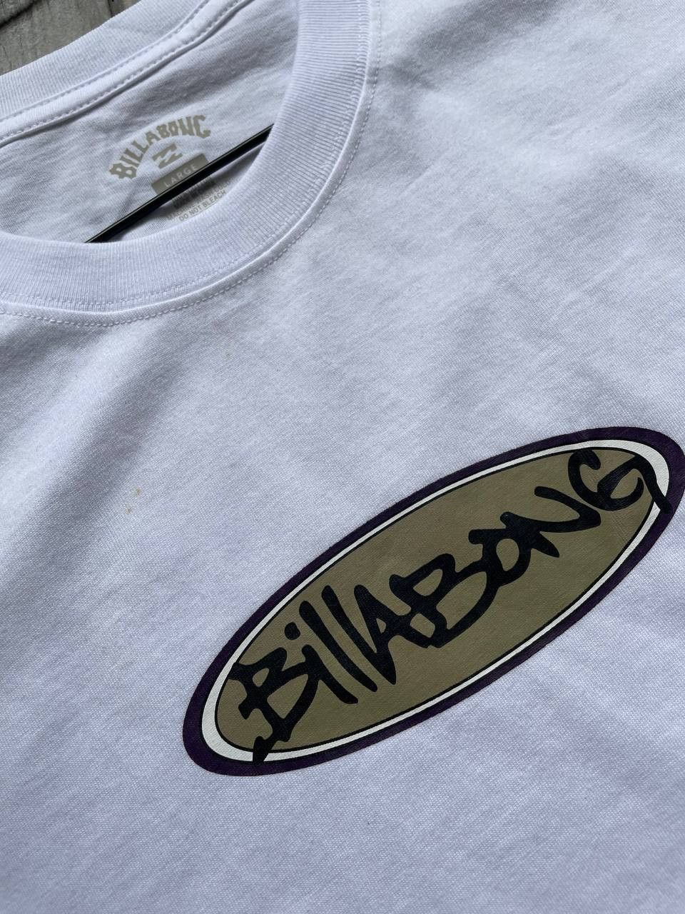 Billabong White Y2K Baggy Oversized Surf T-Shirt