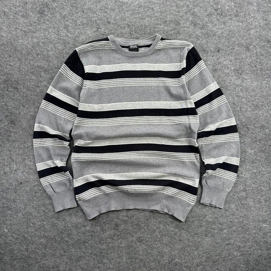 Y2K Striped Sweater