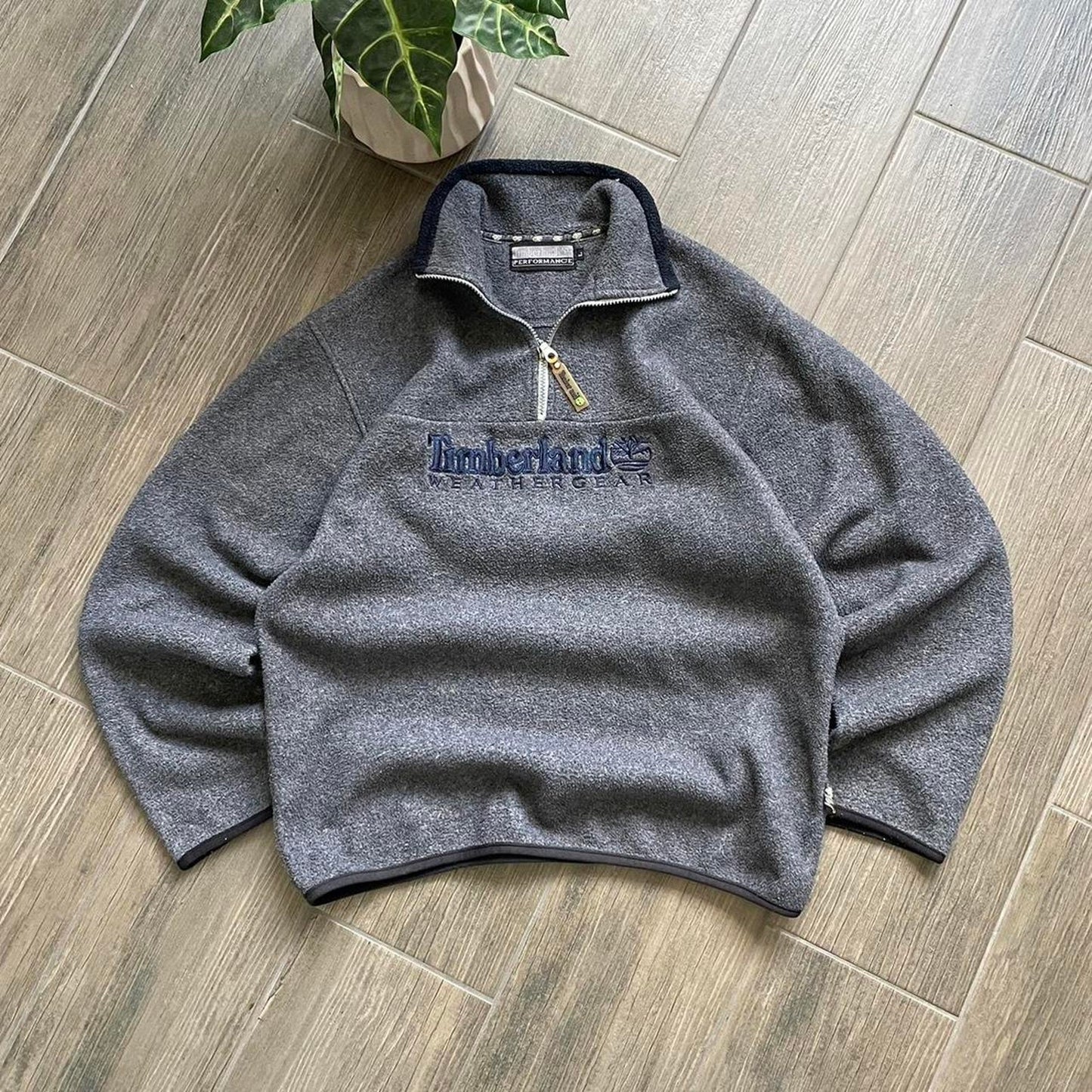 Timberland 1/3 zip fleece jumper