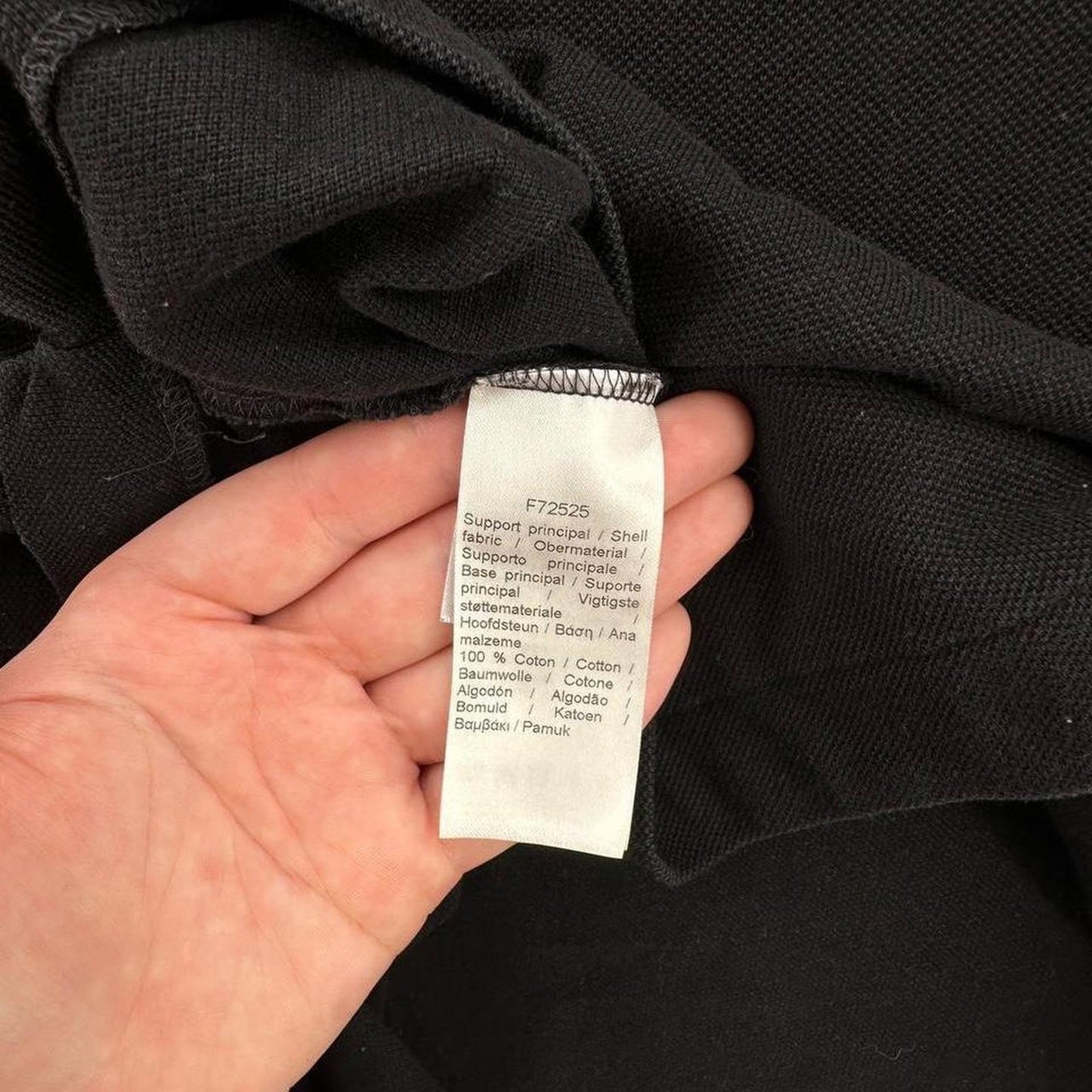 Lacoste black polo shirt