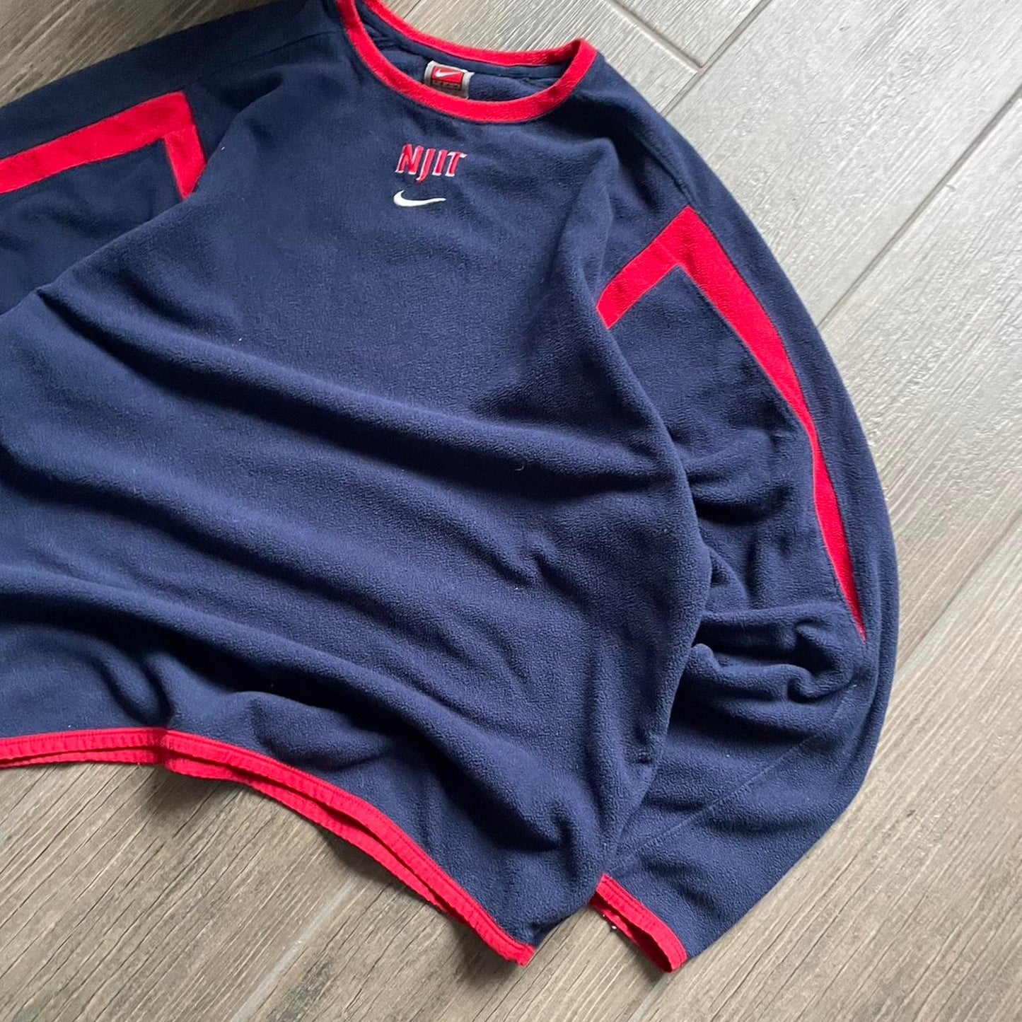 Y2K Nike boxy fit fleece swoosh baggy sweatshirt