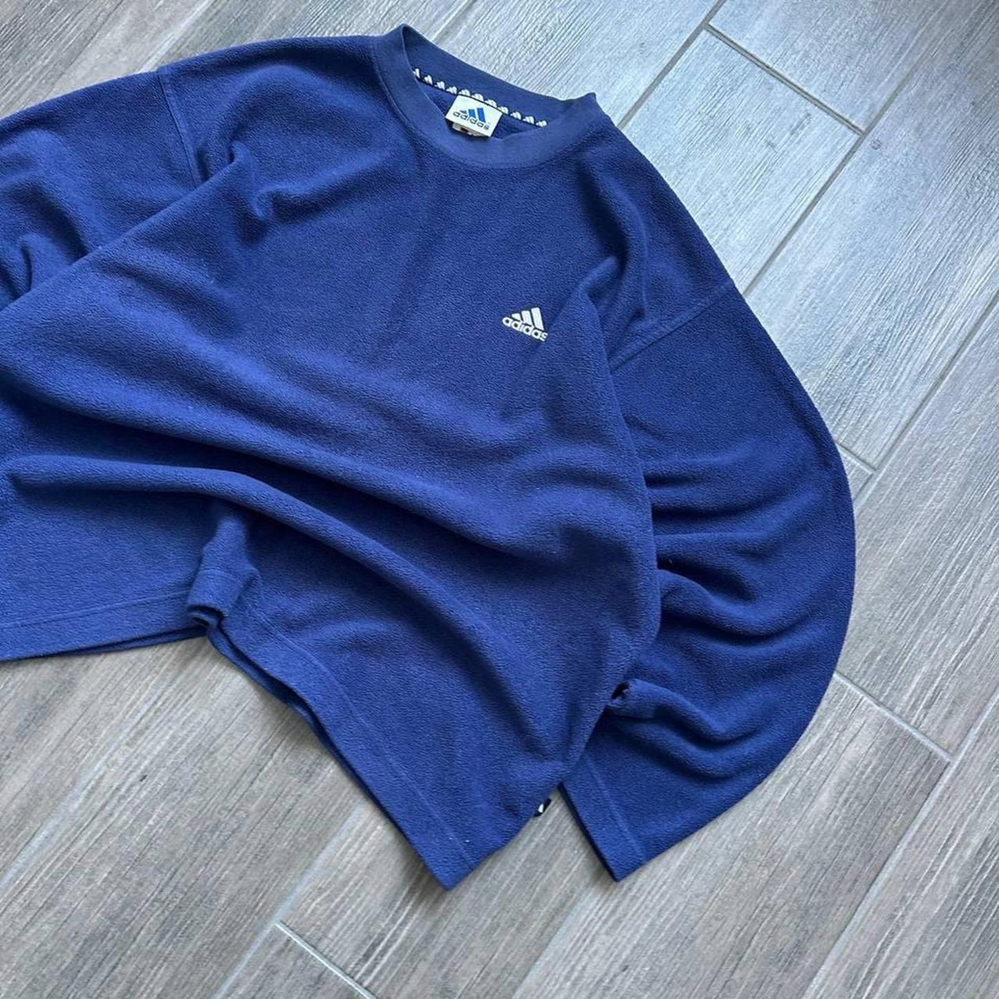 Adidas fleece oversized y2k L jumper