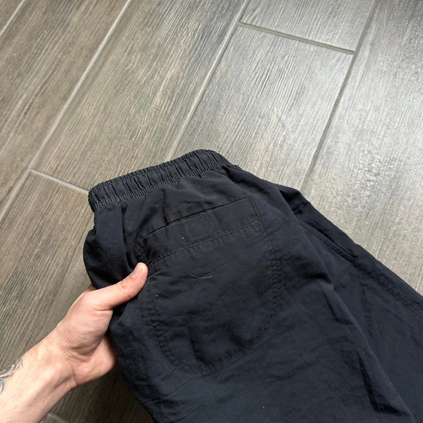 Nike black shorts with white