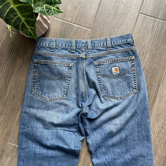 Carhartt distressed denim baggy jeans